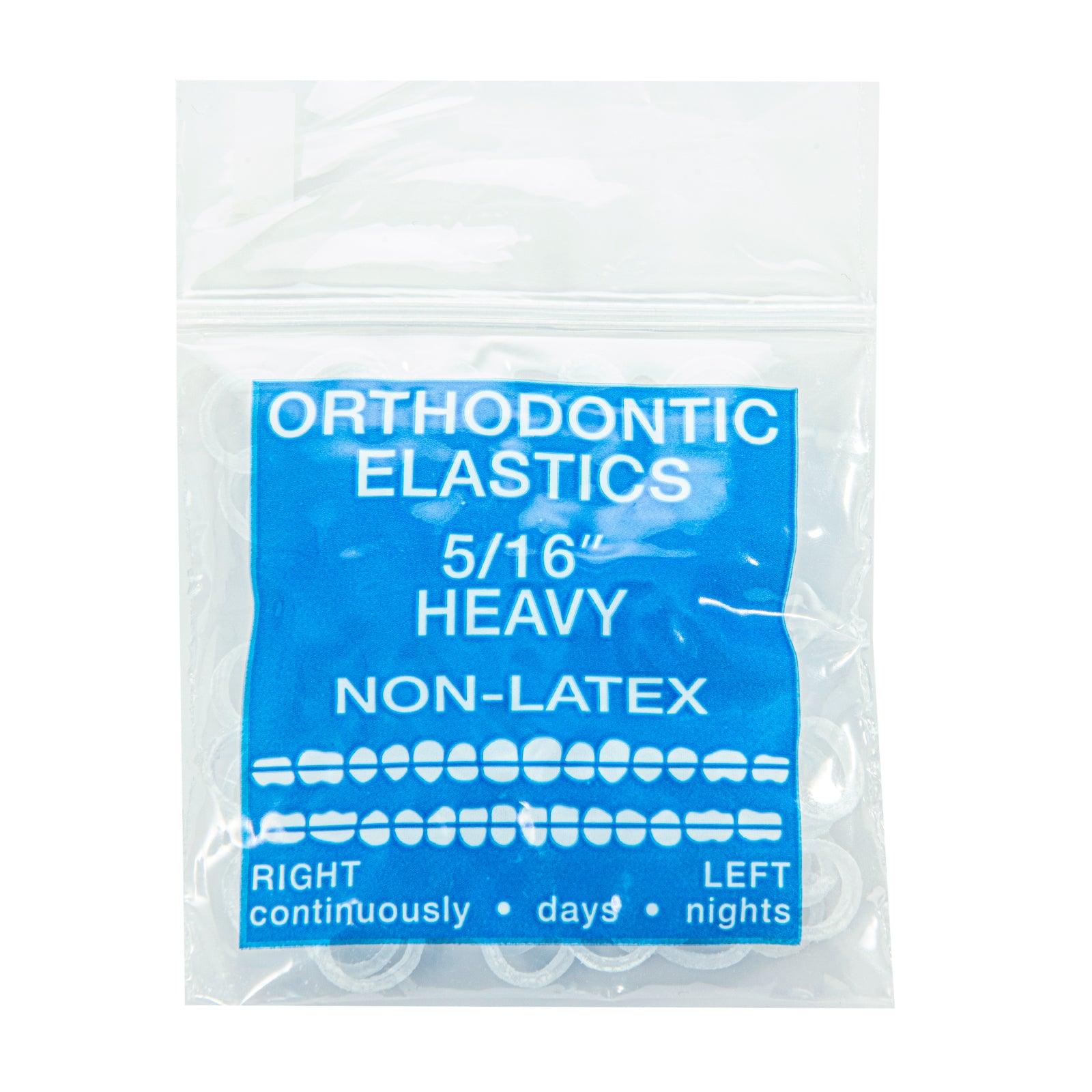 JMU Dental Orthodontic Intra Oral Elastic Latex Free 100/Bag - JMU DENTAL INC