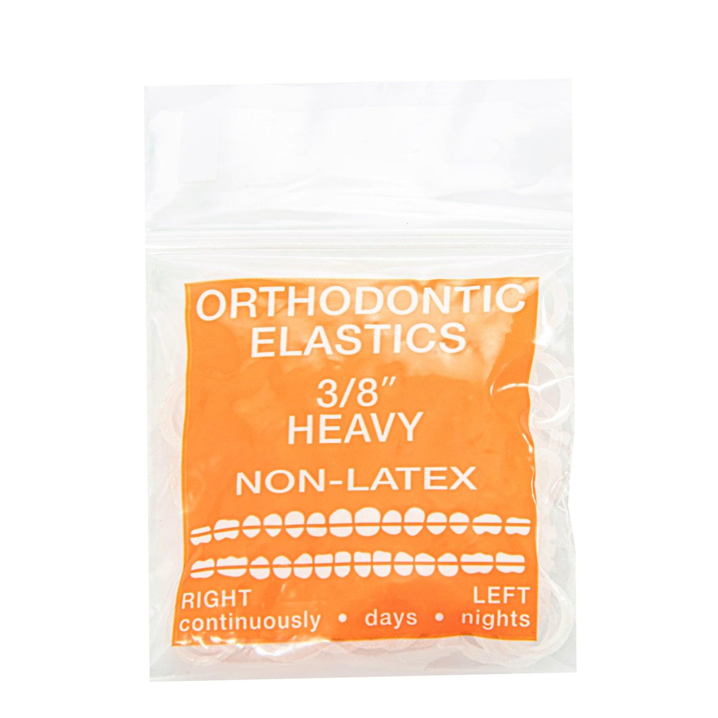 JMU Dental Orthodontic Intra Oral Elastic Latex Free 100/Bag - JMU DENTAL INC