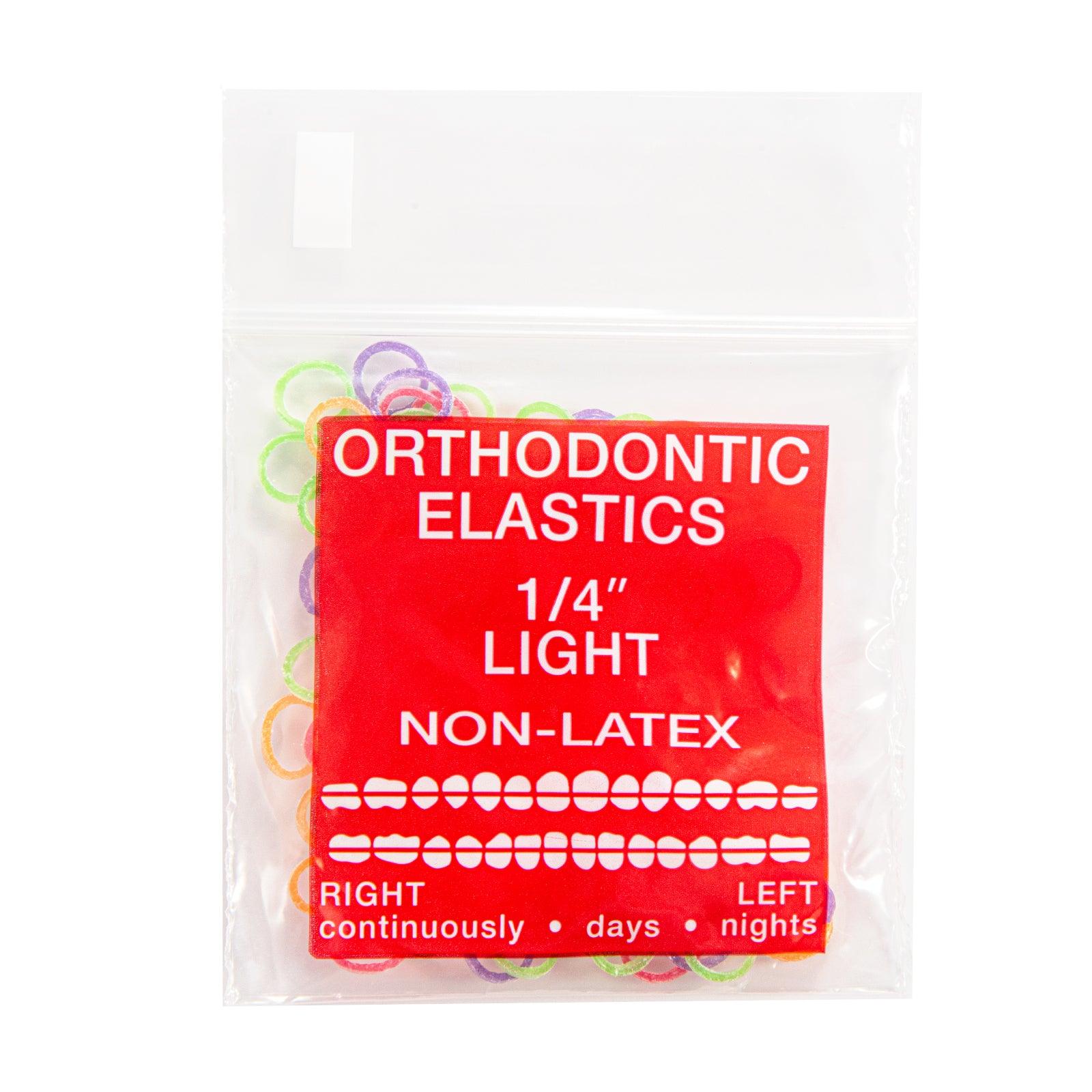 JMU Dental Orthodontic Intra Oral Elastic Neon 100/Bag - JMU DENTAL INC