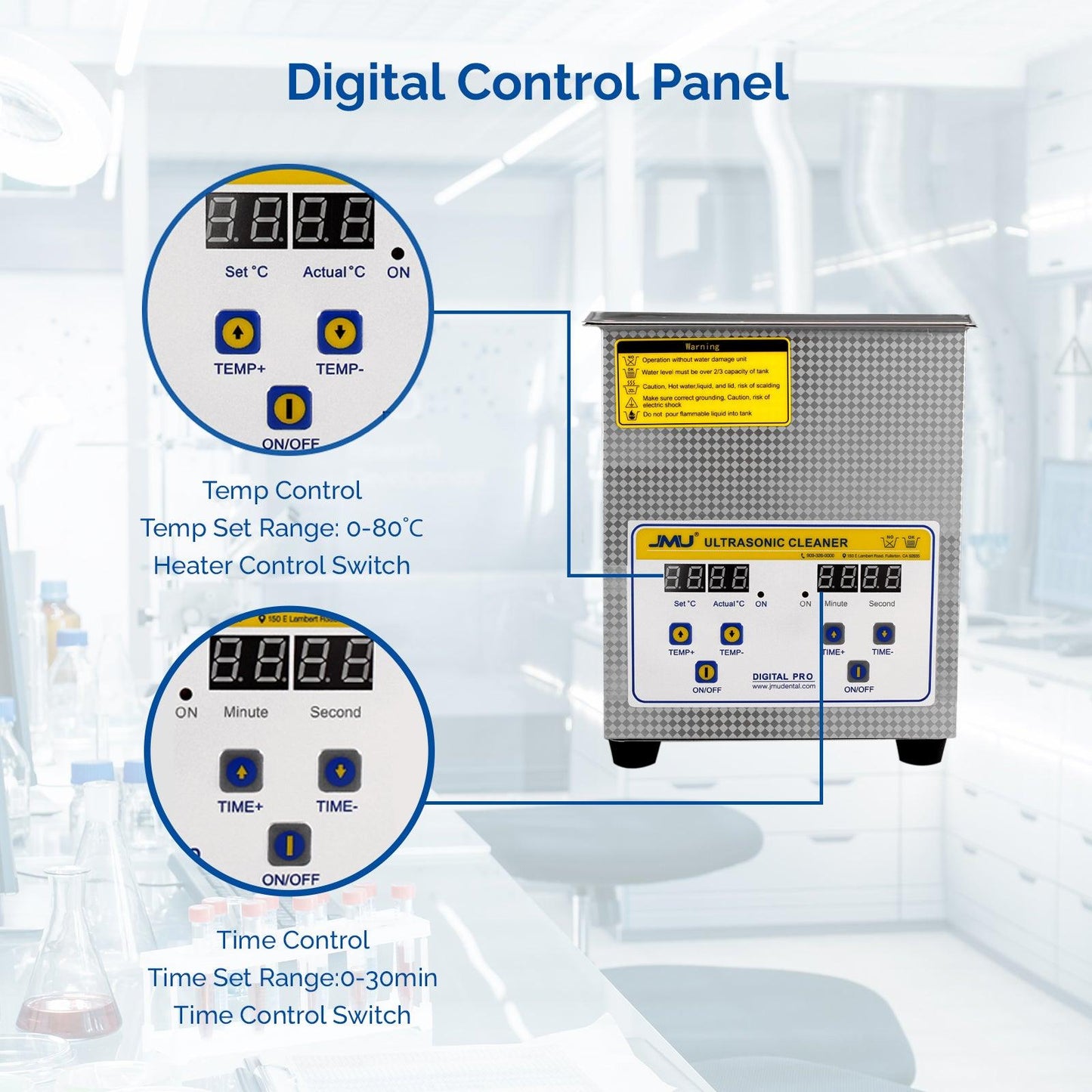 JMU Ultrasonic Cleaner - JMU DENTAL INC