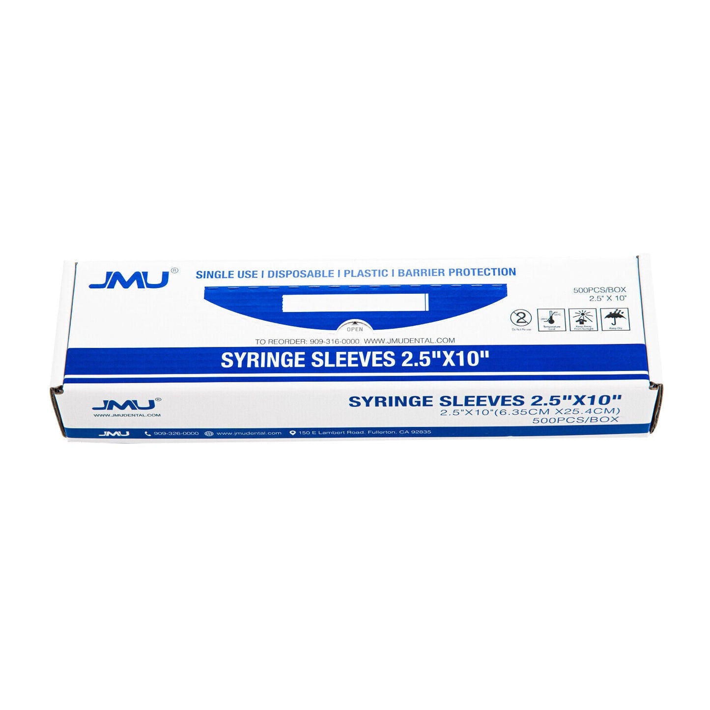 JMU Disposable Dental 3-Way Air Water Syringe Sleeves Clear Plastic Protective Cover 500/Box - JMU DENTAL INC