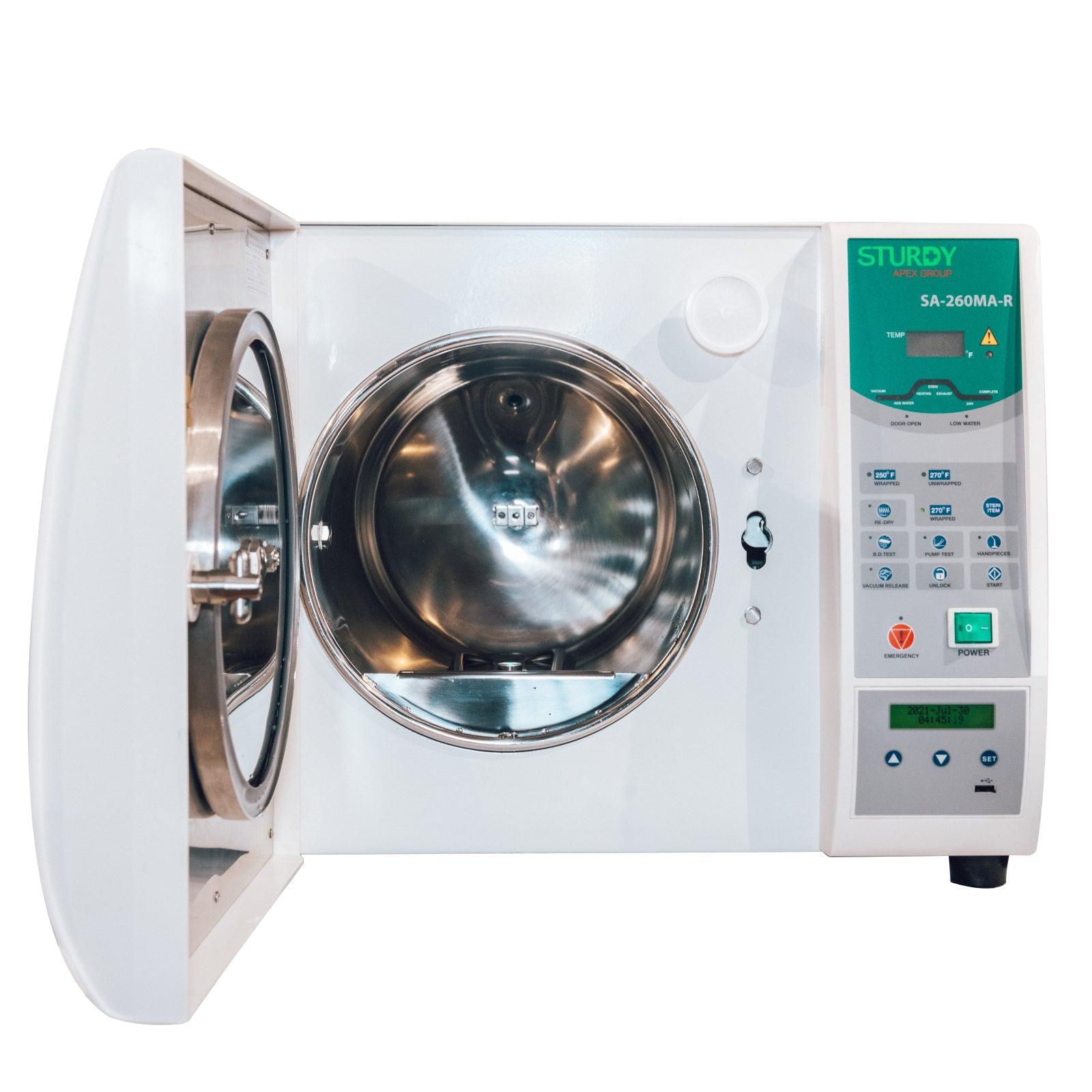 STURDY Autoclave 24L Microm Steam Sterilizer SA-260MA-R With Recorder - JMU DENTAL INC